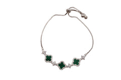 Bracelet Trebol et zircons