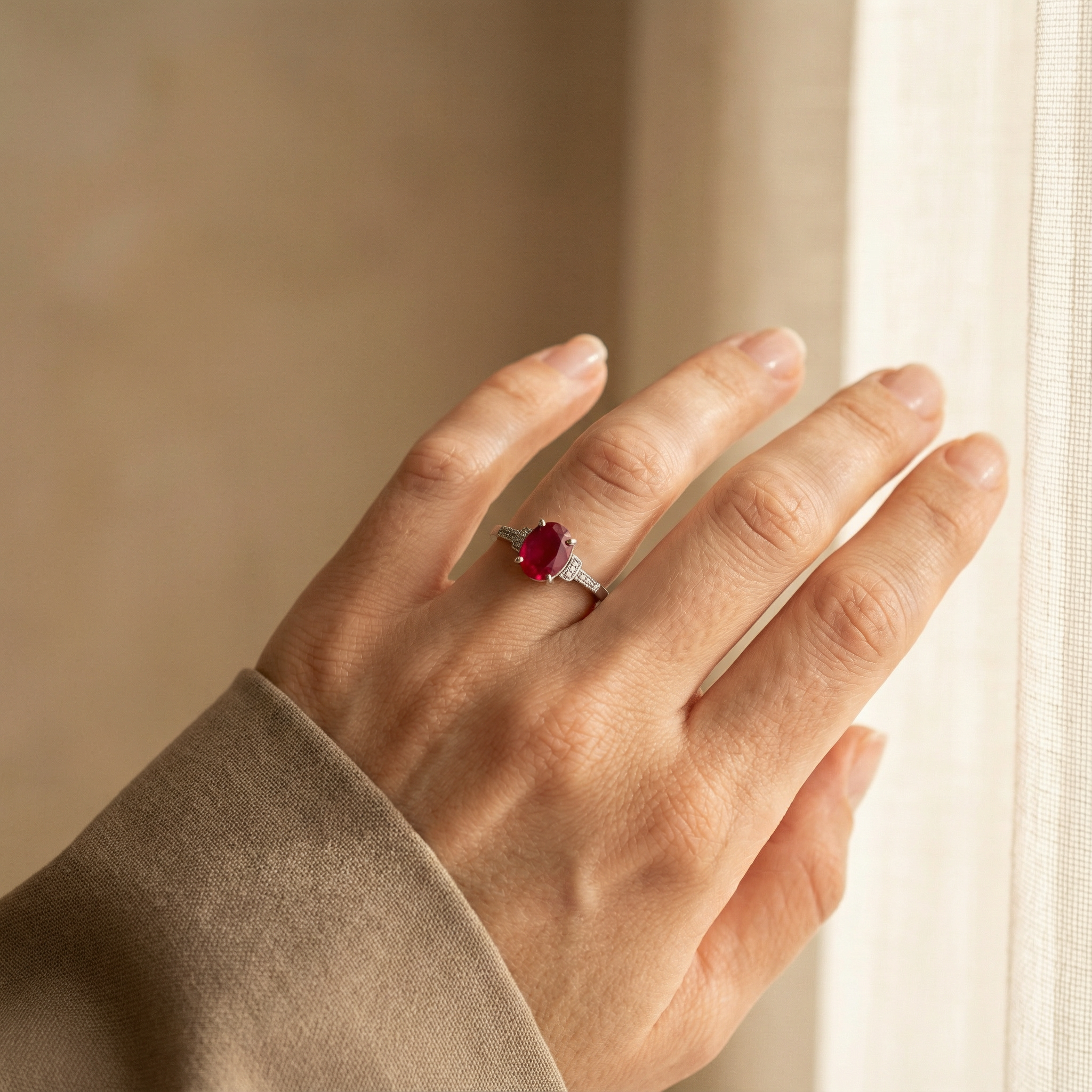 Bague Rubis Image secondaire du produit