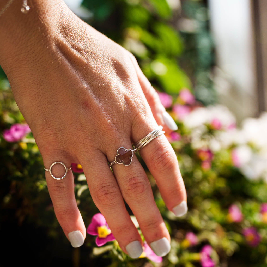 Bague Trebol en zultanite