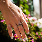 Bague Trebol en zultanite