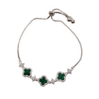 Bracelet Trebol et zircons