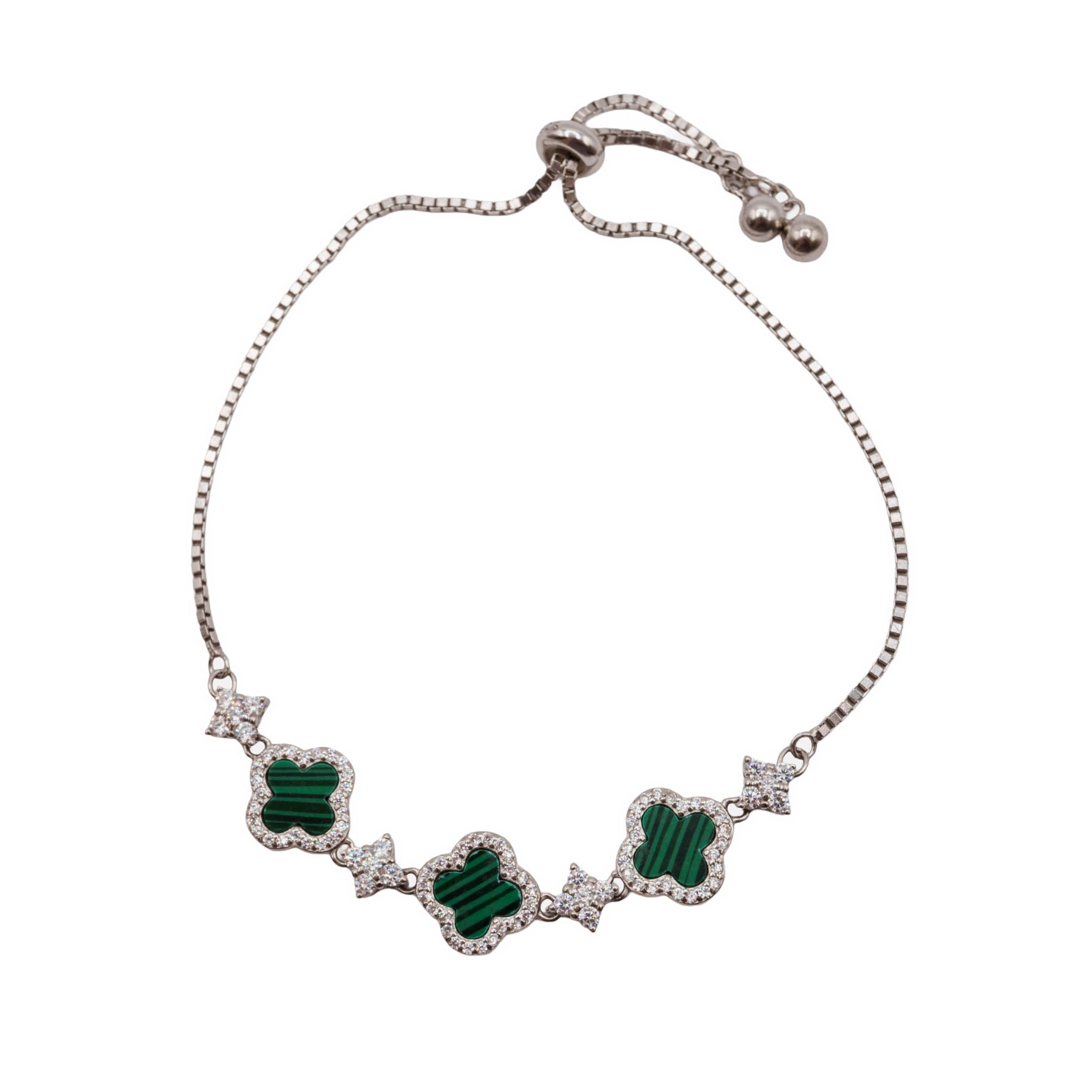 Bracelet Trebol et zircons