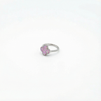 Bague Trebol en opale rose